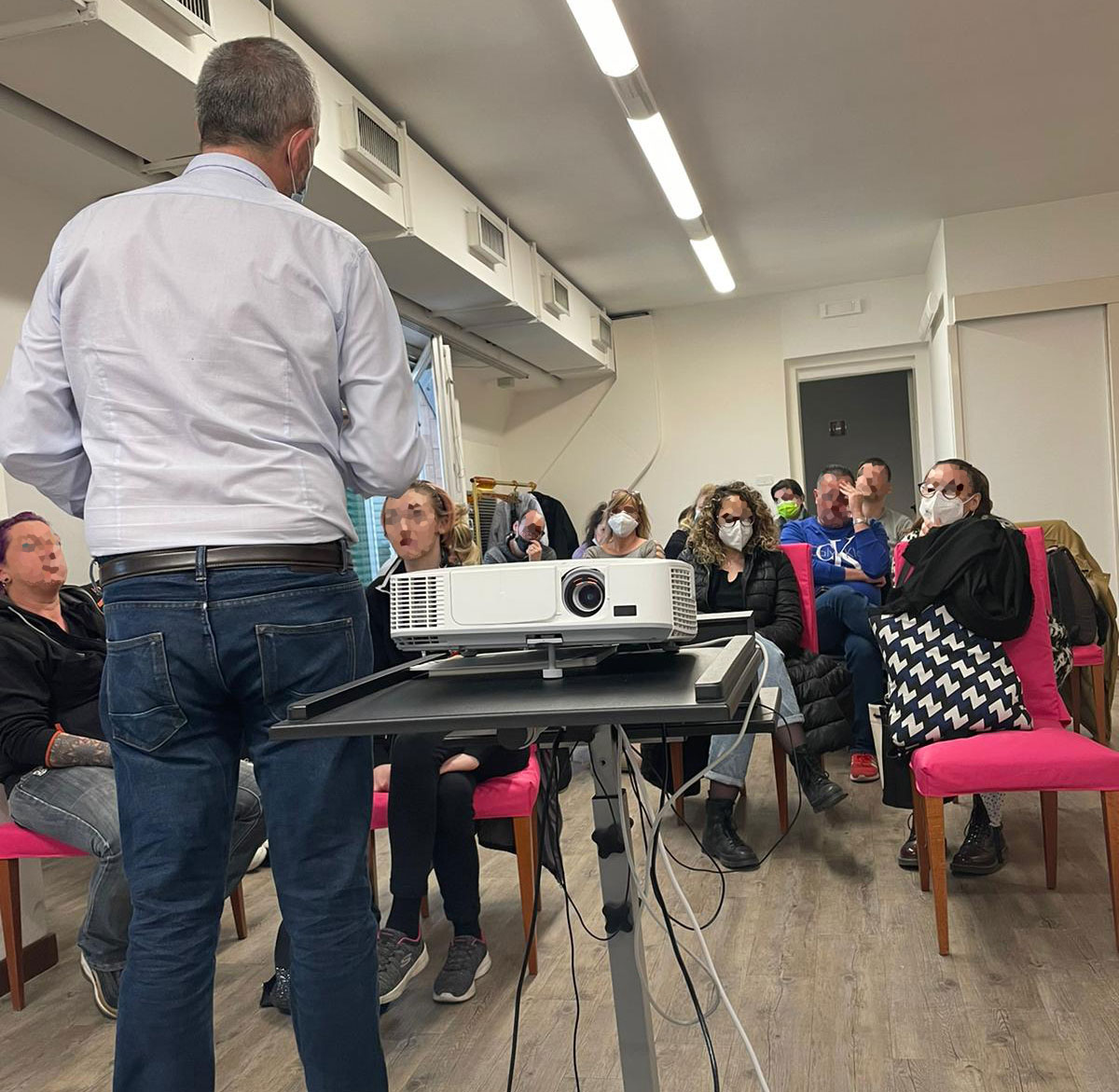 Corso di primo soccorso - Lezione in aula