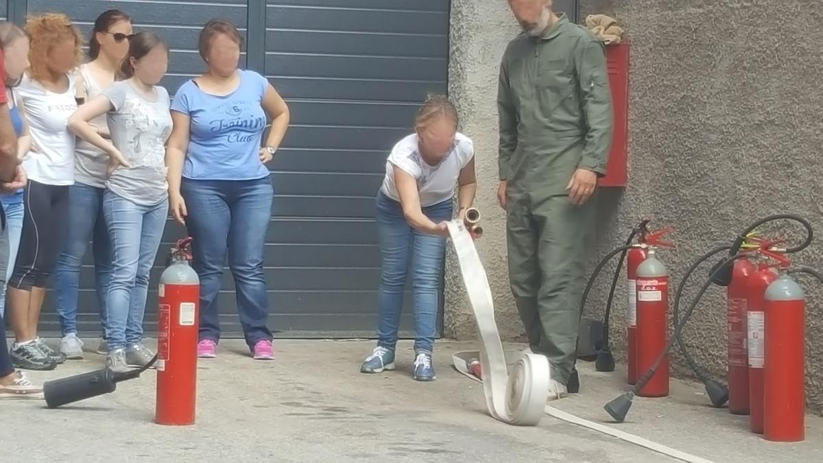 Corso antincendio - Esercitazioni pratiche