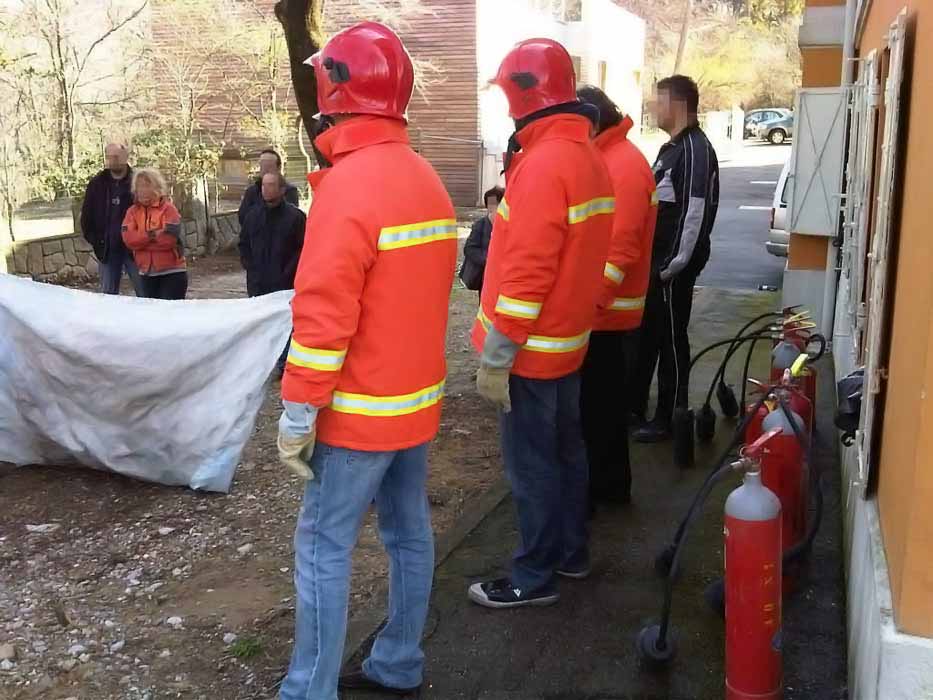 Corso antincendio - Esercitazioni pratiche